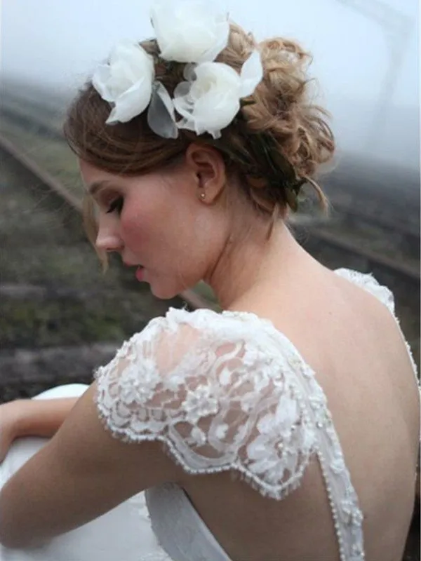 2021 Sommer Chiffon Brautkleider Mit Spitze Etuikleider Hochzeitskleider Online