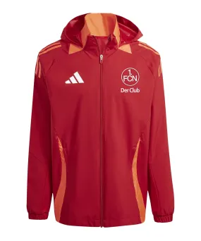 adidas 1.FC Nürnberg Allwetterjacke Trainingsjacke rot im Online Shop von kaufen