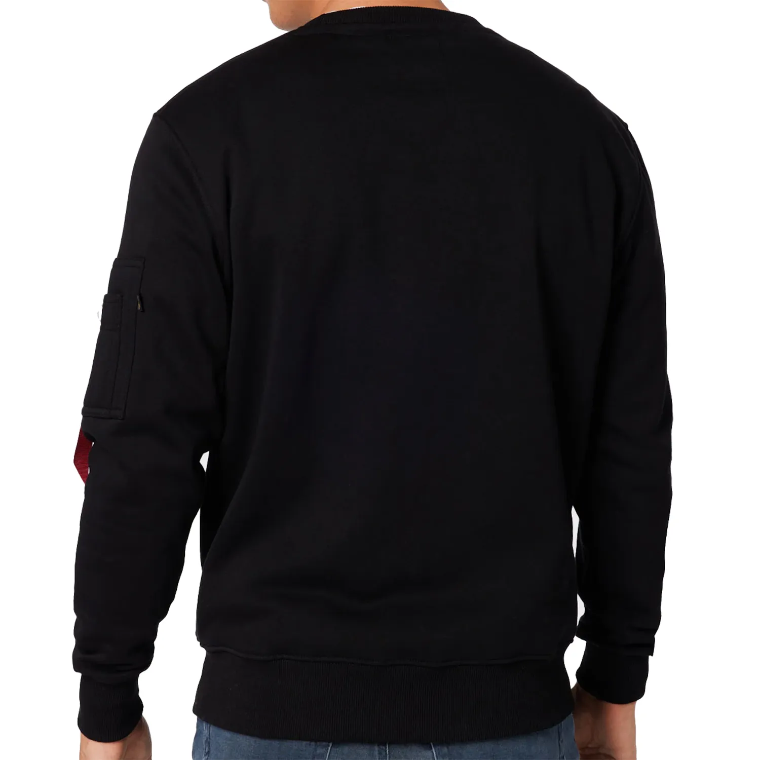 Alpha Industries Label Sweater Herren schwarz