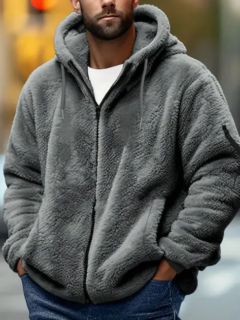 Artie - Herren Kapuzenjacke aus dickem Fleece