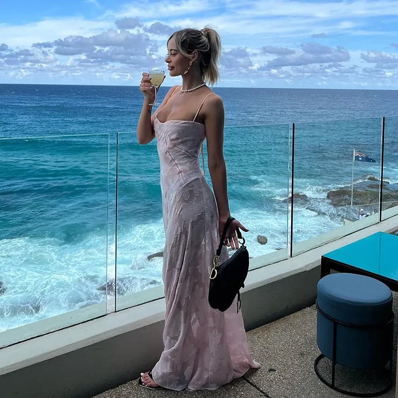 Bandeau Lang Kleid