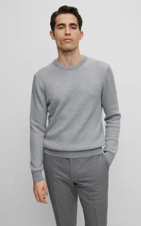 BOSS Virgin Wool And Silk Sweater L-Orfeo  