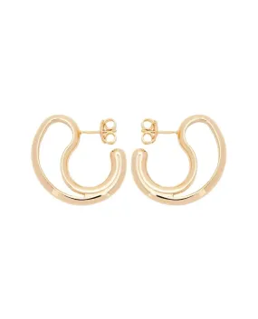  Bottega Veneta  Large Frills Earrings Gold  Ohrstecker 