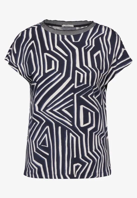 Gemustertes T-Shirt