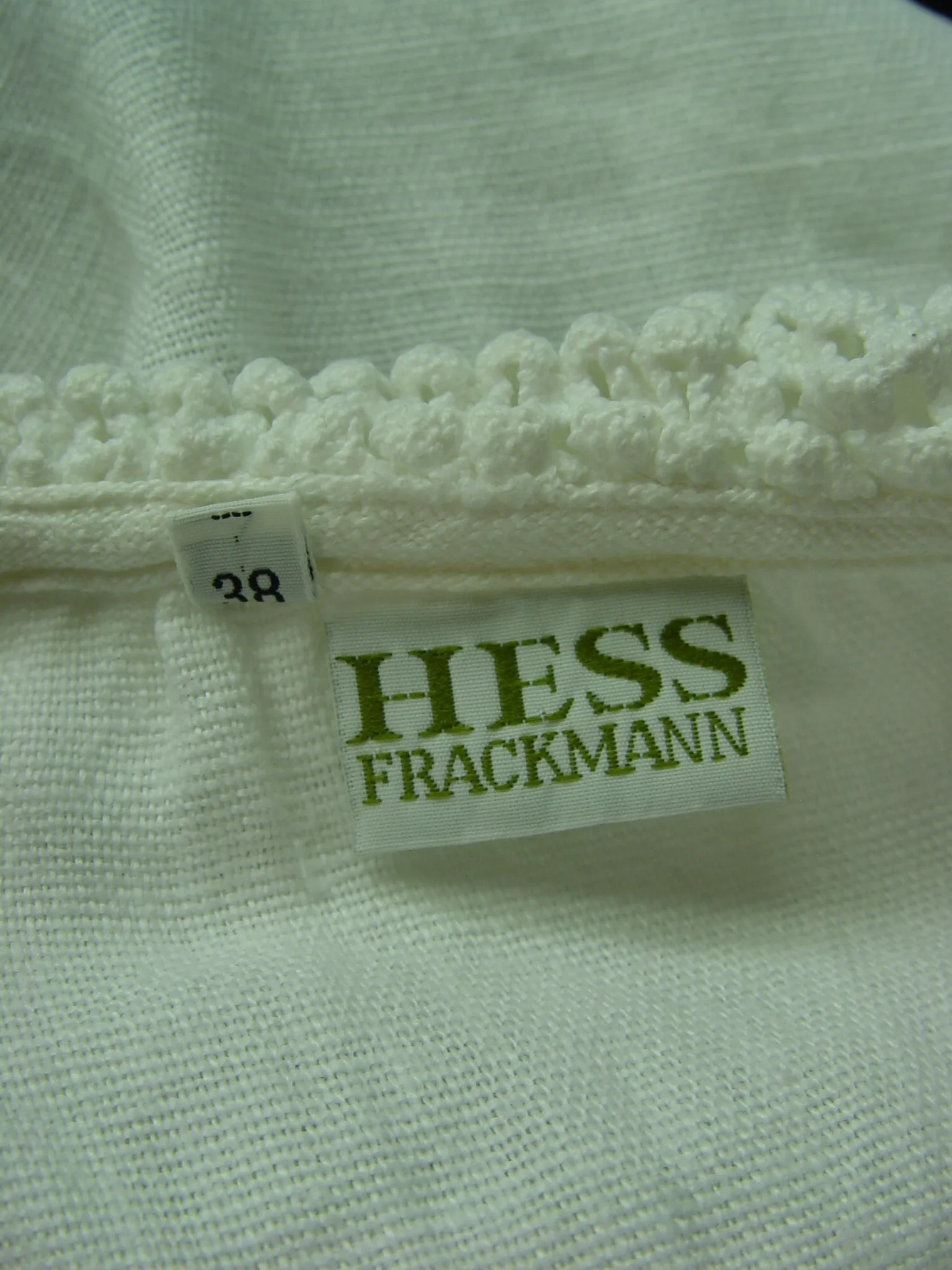 Gr.38 Bluse Hess Frackmann mit Spitzenkragen Damen Trachtenbluse TB2078