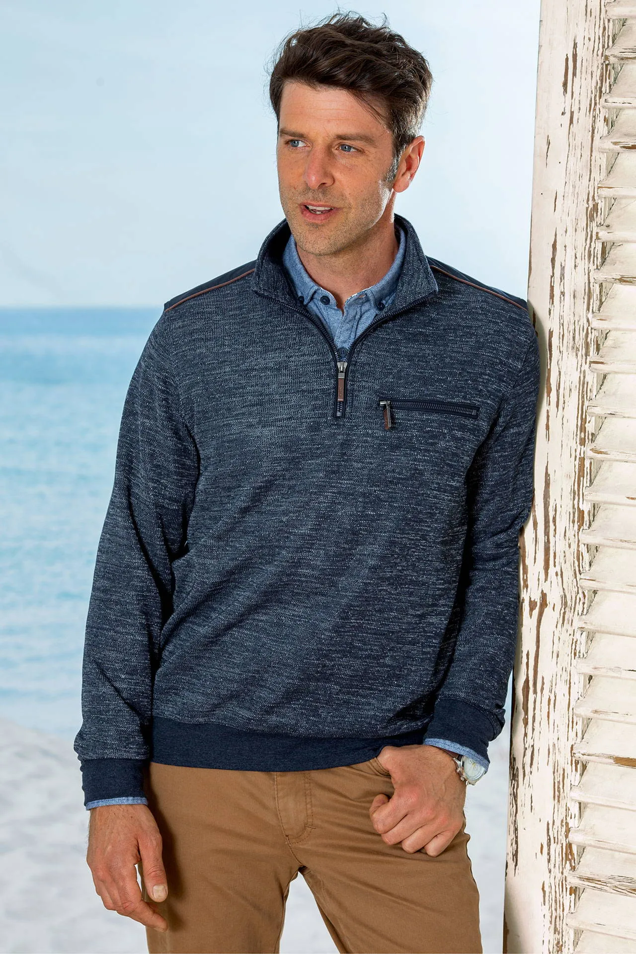 Hajo Melange-Sweater StayFresh