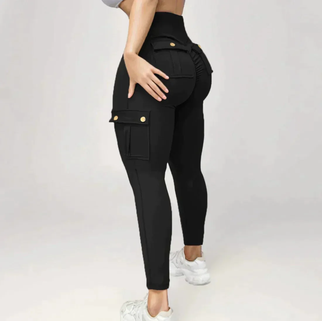 Heidi-Mode | Elastische Cargo Fitnesshose