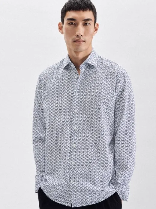 Herren Casual Hemd - Regular Langarm