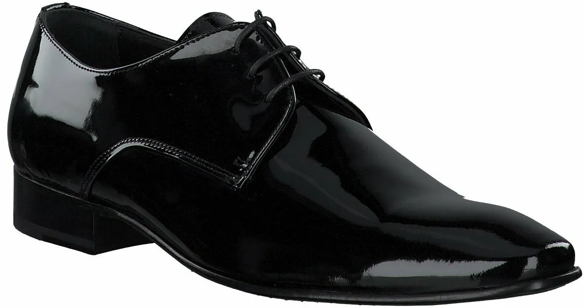 Herren-Schnürschuhe aus Leder 230003751030 (Schwarz)