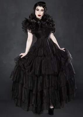 Katakomb Wednesday Maxikleid Schwarz