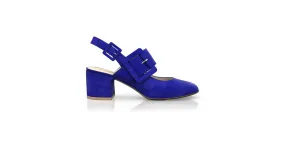 Klassische Block Heel Schuhe 6810