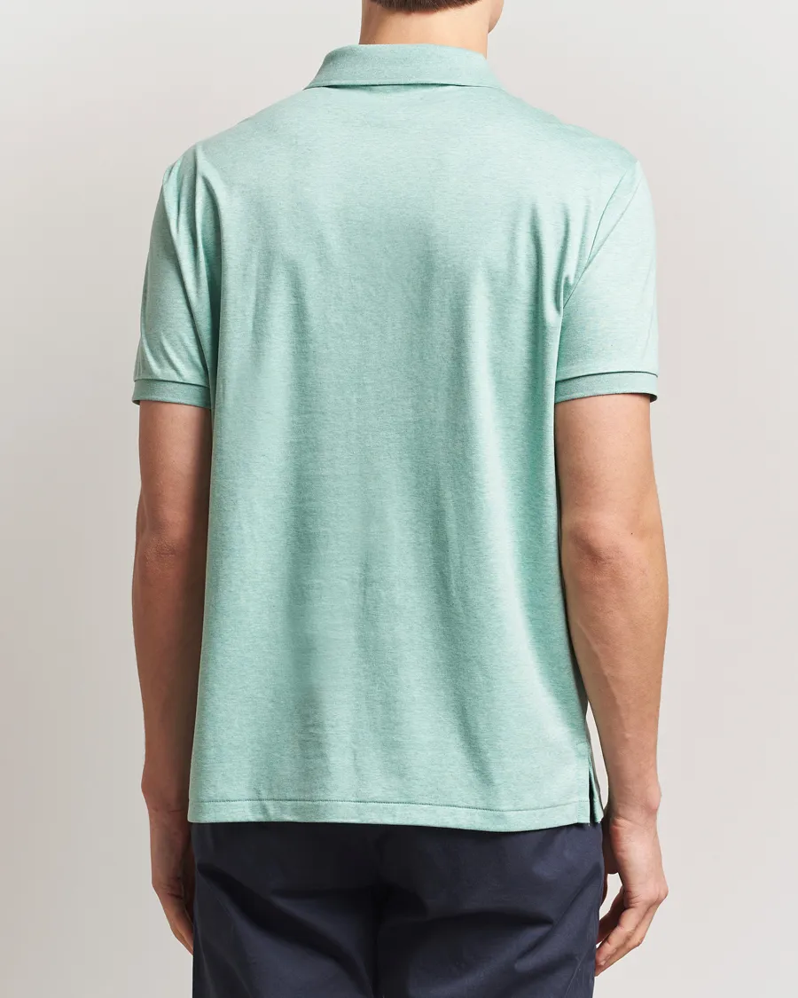 Luxury Pima Cotton Polo Celadon Heather