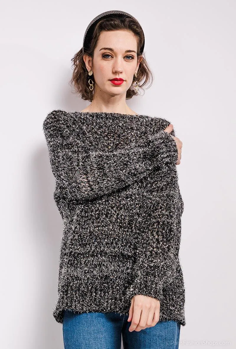 Party shiny sweater