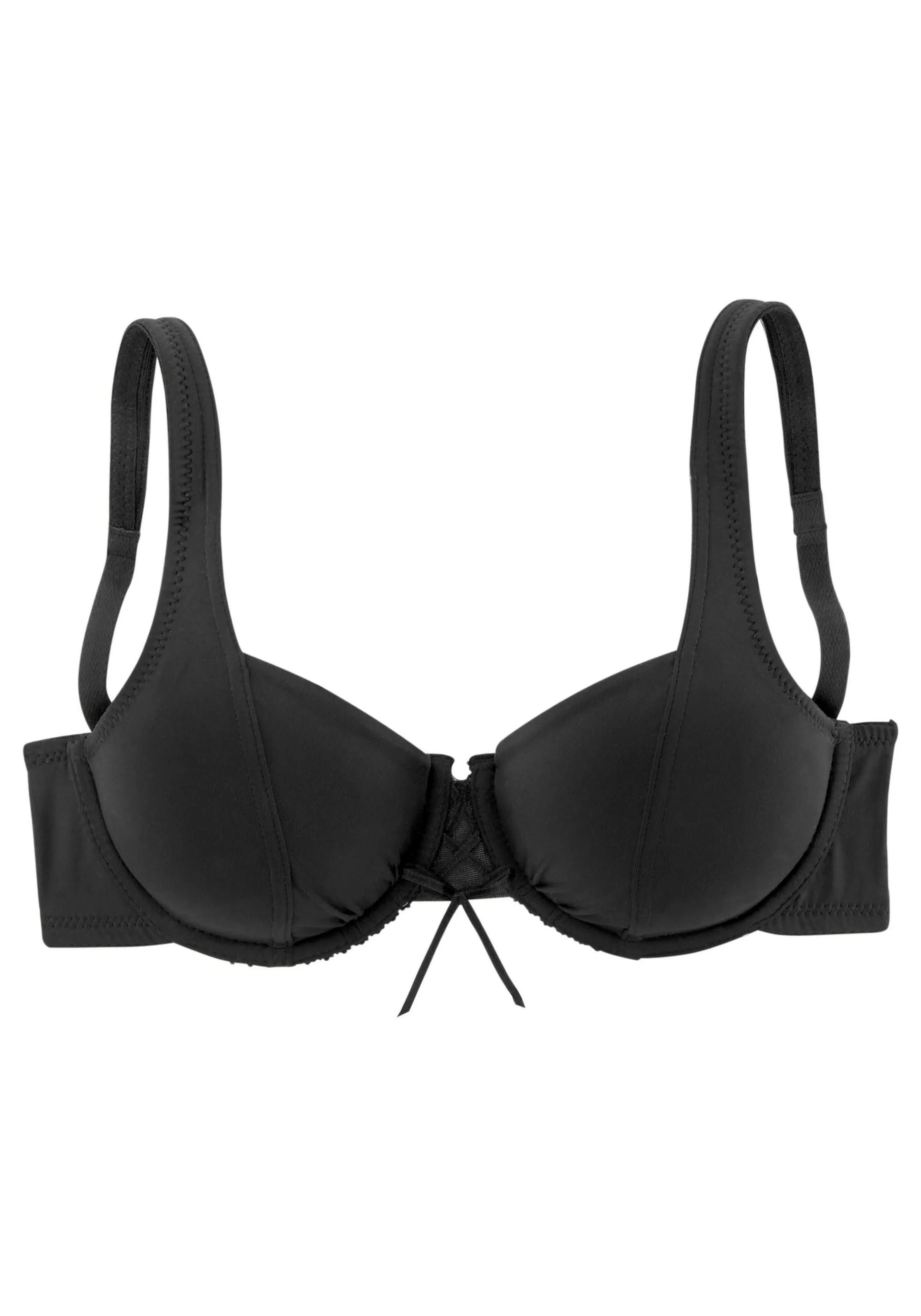 PETITE FLEUR T-Shirt BH in Schwarz, Weiß