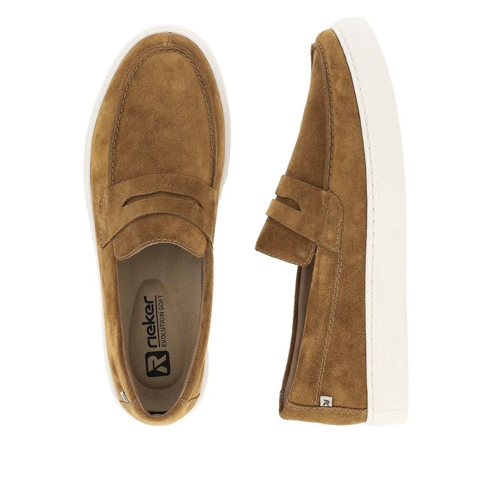 Rieker EVOLUTION Slipper braun  Leder S14 U0703-22