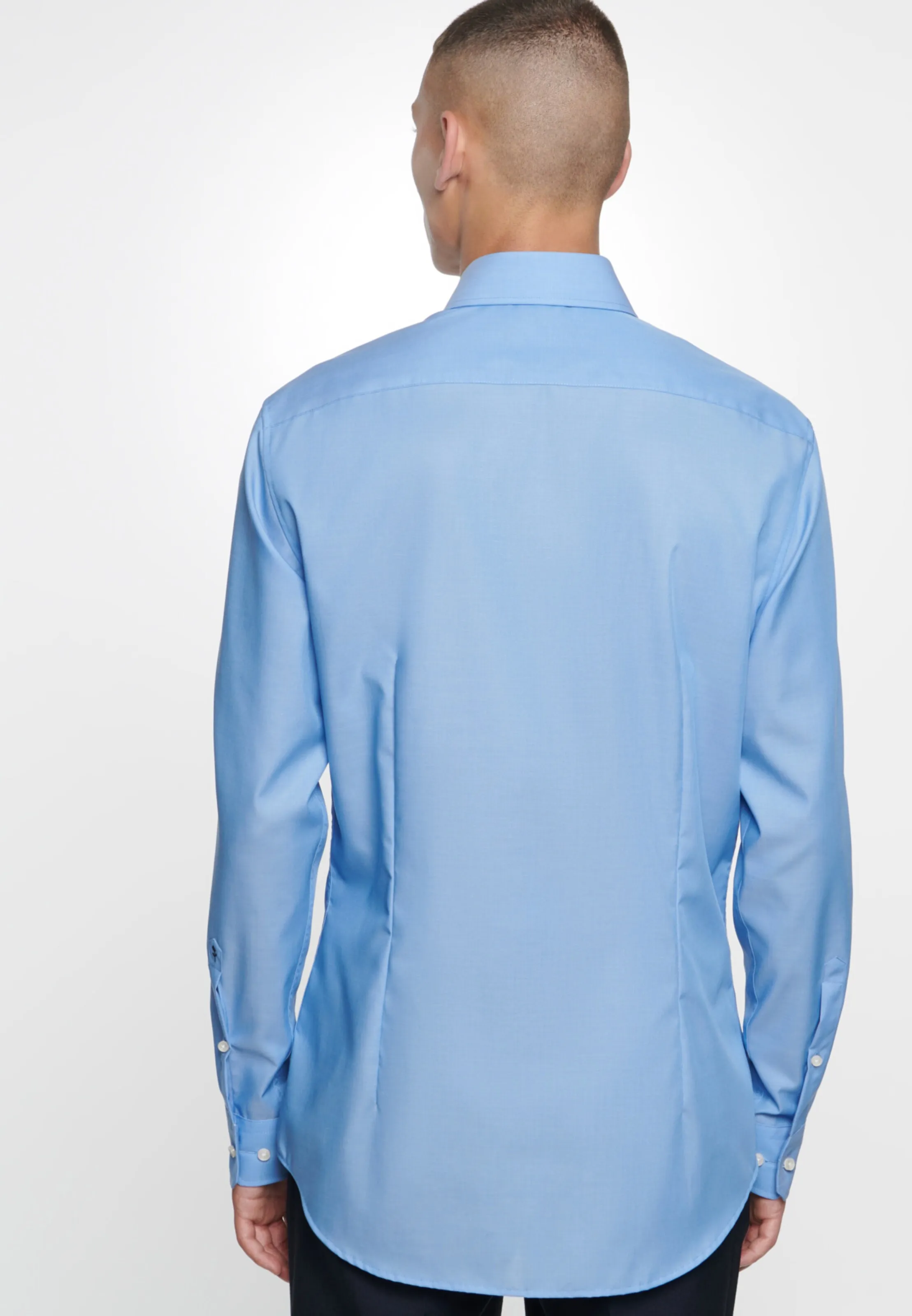 SEIDENSTICKER Slim Fit Hemd in Himmelblau