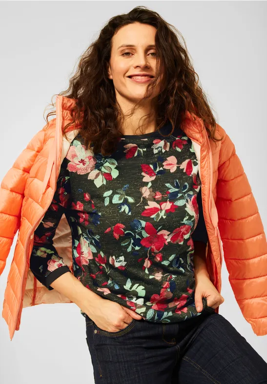 Shirt mit Blumen Print