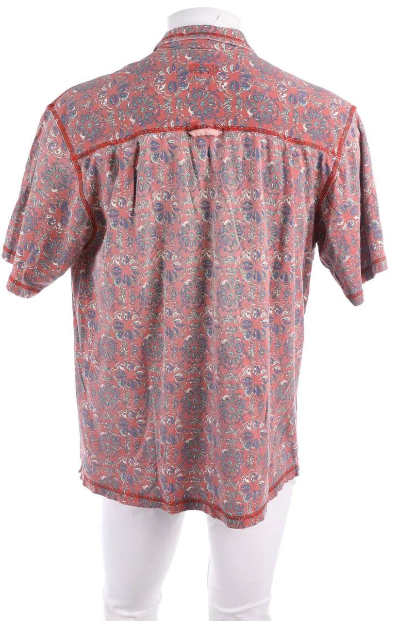s.Oliver - Vintage-Kurzarm-Hemd mit Blumen-Print - 52