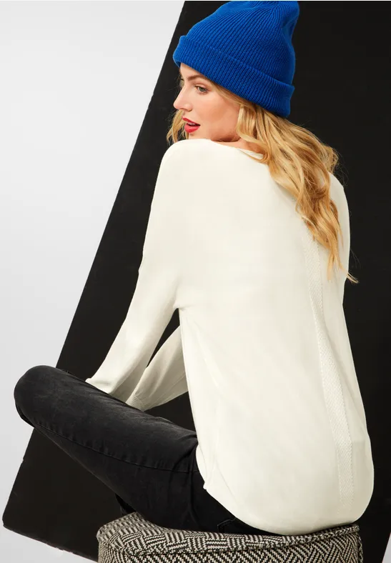 Street One Pullover in Unifarbe  - Style NOREEN