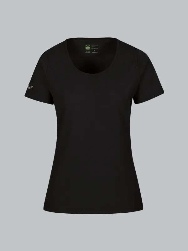 T-Shirt aus Biobaumwolle Schwarz-C2C