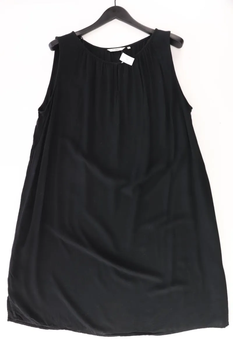 Tom Tailor Midikleid Gr. 52 rmellos schwarz aus Baumwolle